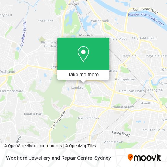 Mapa Woolford Jewellery and Repair Centre