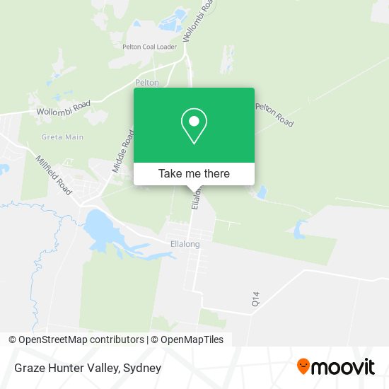 Graze Hunter Valley map