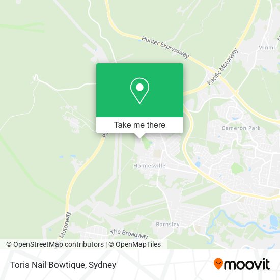 Toris Nail Bowtique map