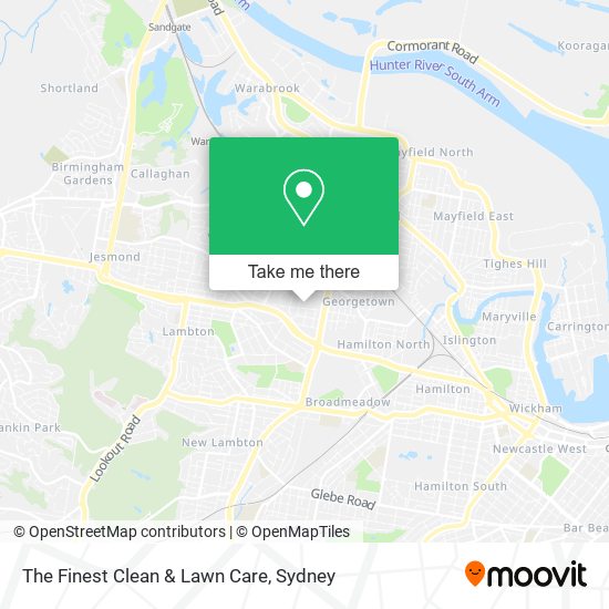 Mapa The Finest Clean & Lawn Care