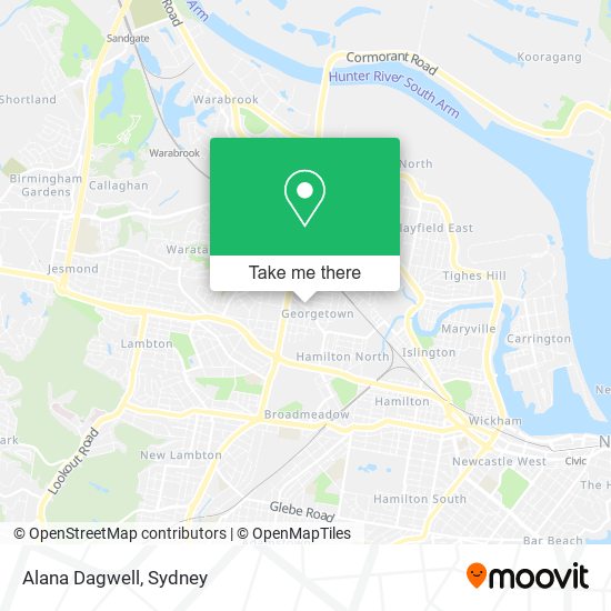 Alana Dagwell map