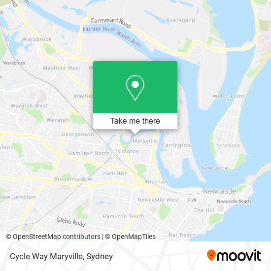 Mapa Cycle Way Maryville