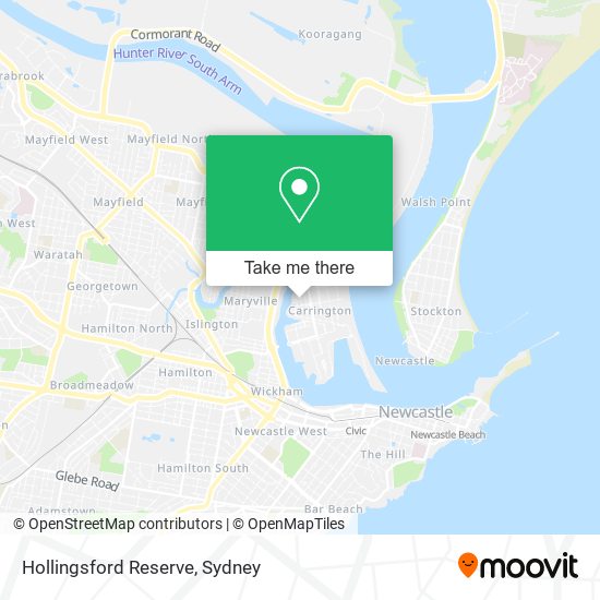 Mapa Hollingsford Reserve