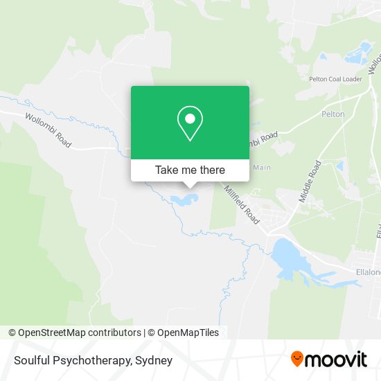 Soulful Psychotherapy map