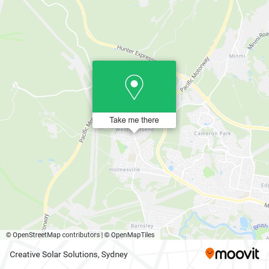 Mapa Creative Solar Solutions