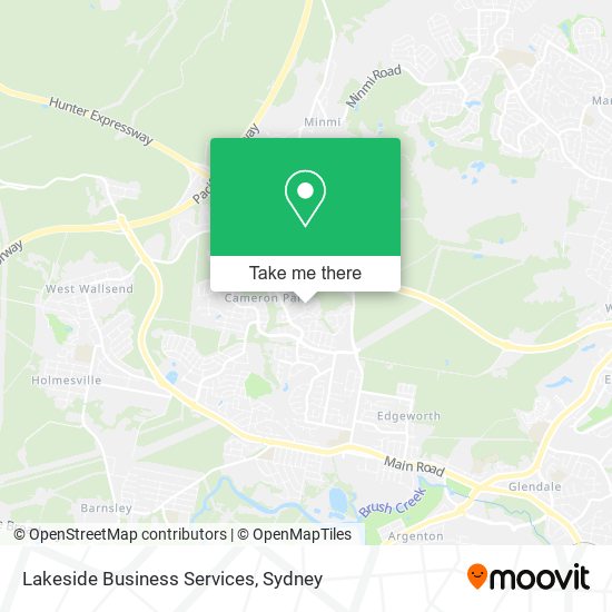 Mapa Lakeside Business Services