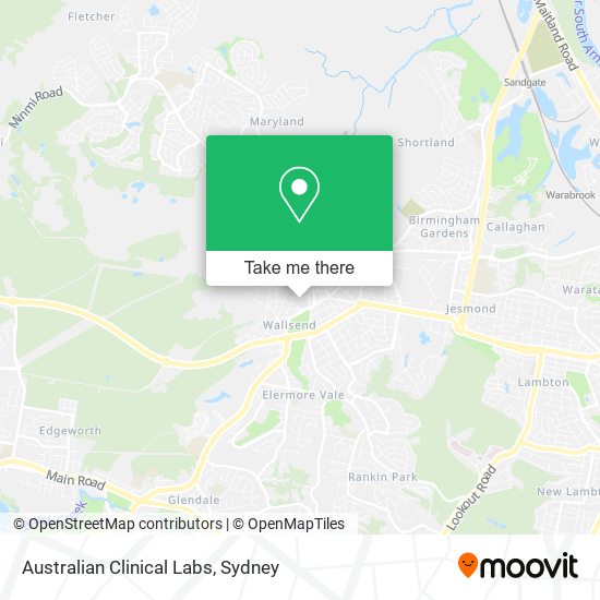 Mapa Australian Clinical Labs