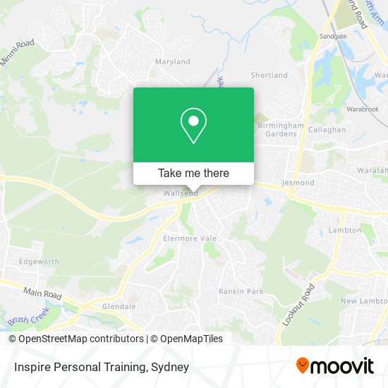 Mapa Inspire Personal Training