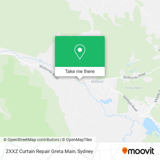 ZXXZ Curtain Repair Greta Main map