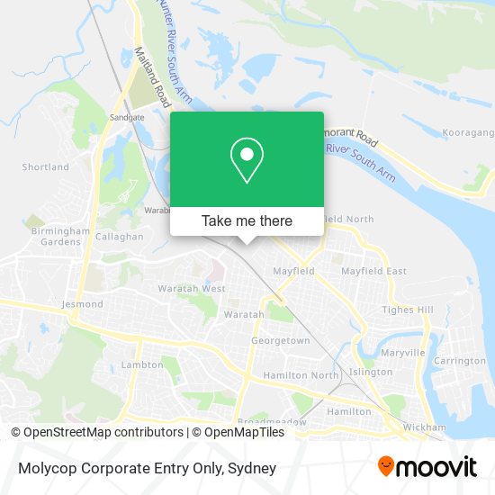 Molycop Corporate Entry Only map