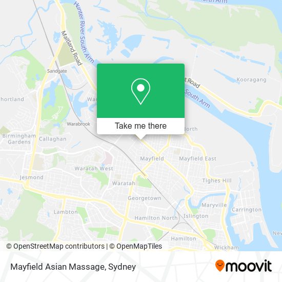 Mapa Mayfield Asian Massage
