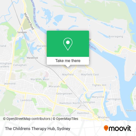 The Childrens Therapy Hub map