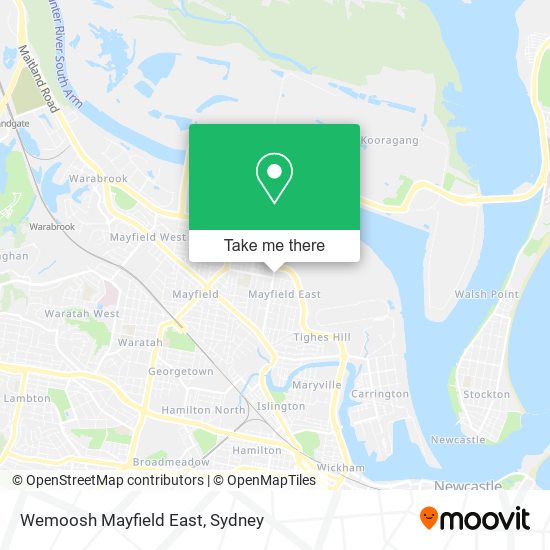 Wemoosh Mayfield East map