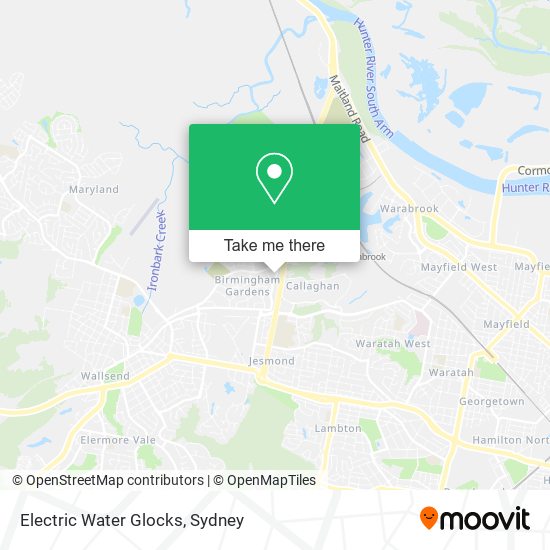 Electric Water Glocks map