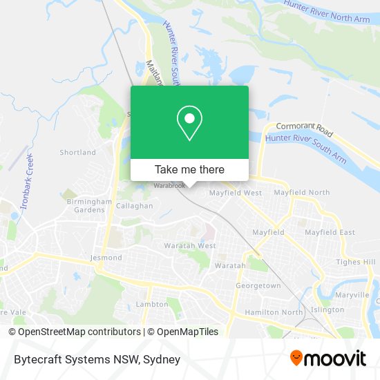 Bytecraft Systems NSW map