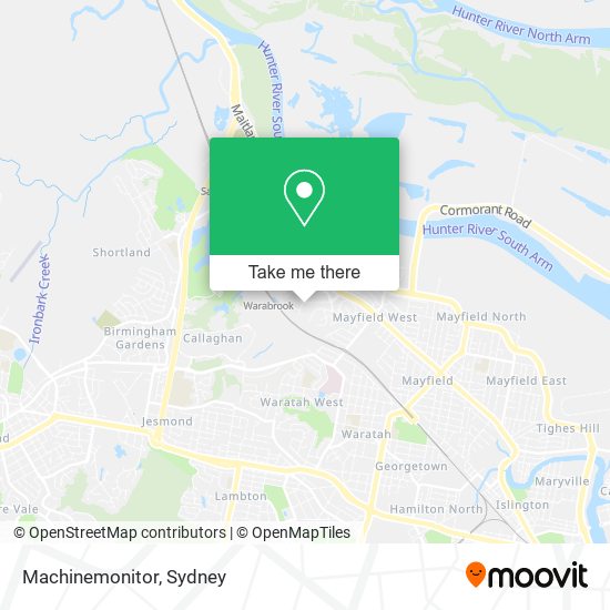 Machinemonitor map