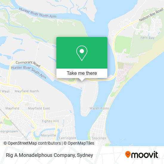 Rig A Monadelphous Company map