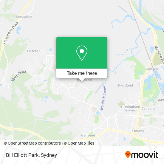 Bill Elliott Park map