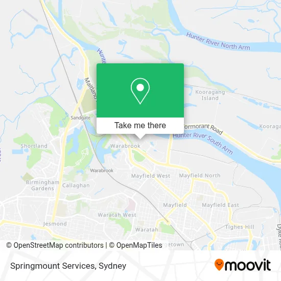 Springmount Services map