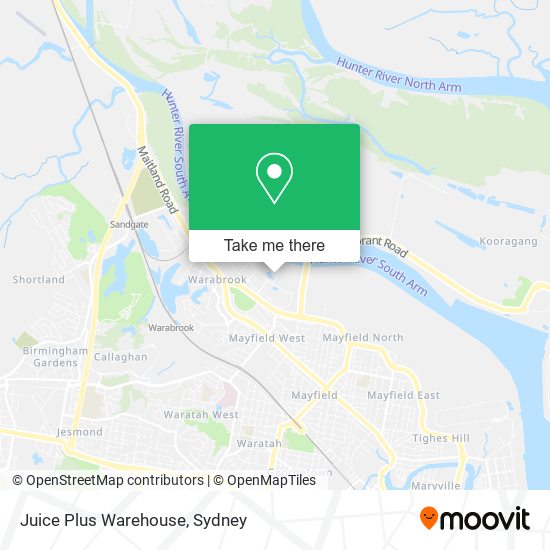 Juice Plus Warehouse map