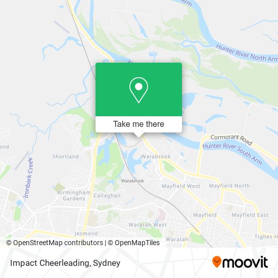 Impact Cheerleading map