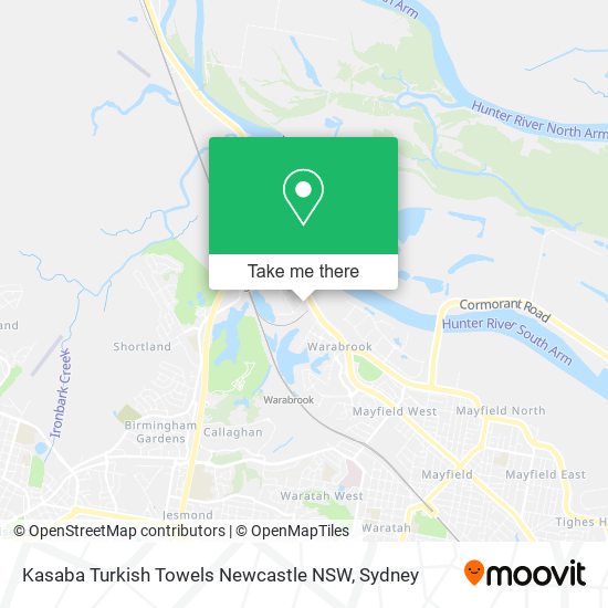 Kasaba Turkish Towels Newcastle NSW map