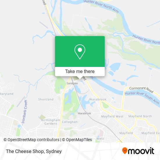 The Cheese Shop map