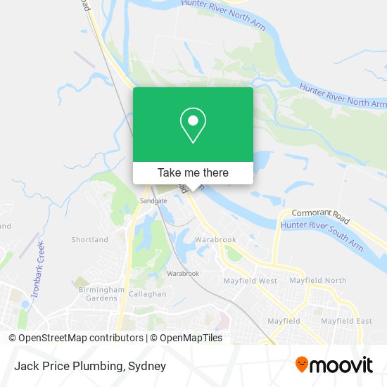 Mapa Jack Price Plumbing