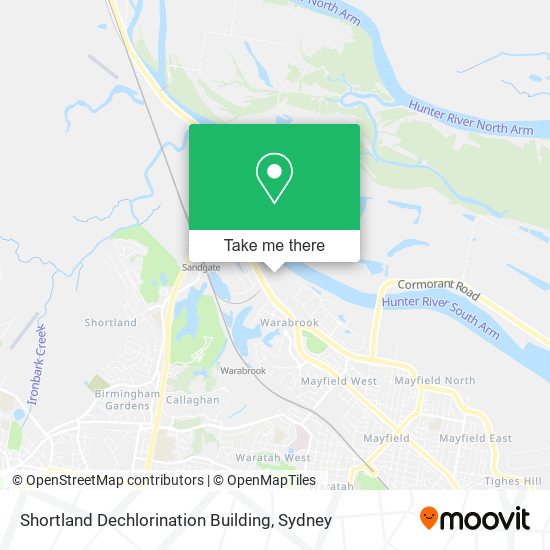 Shortland Dechlorination Building map