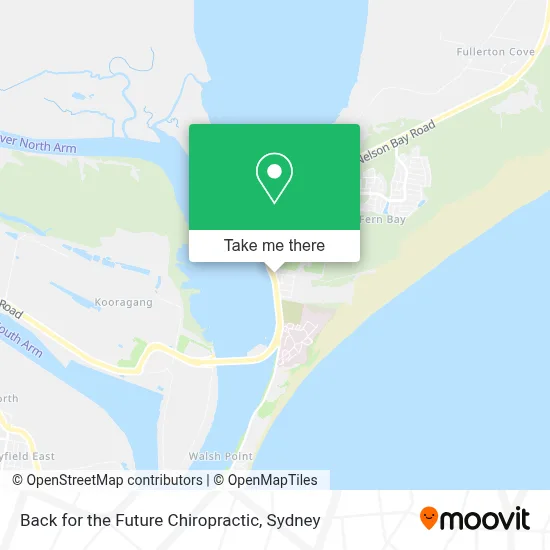 Mapa Back for the Future Chiropractic