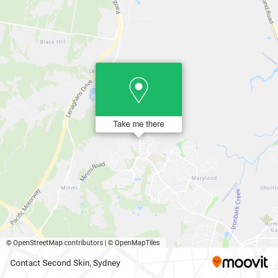 Contact Second Skin map