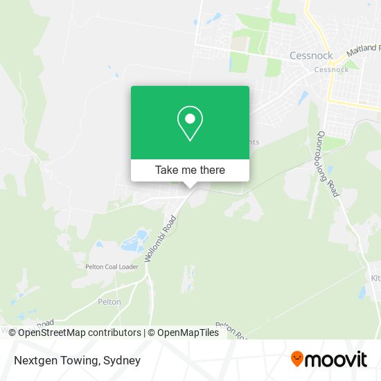 Nextgen Towing map