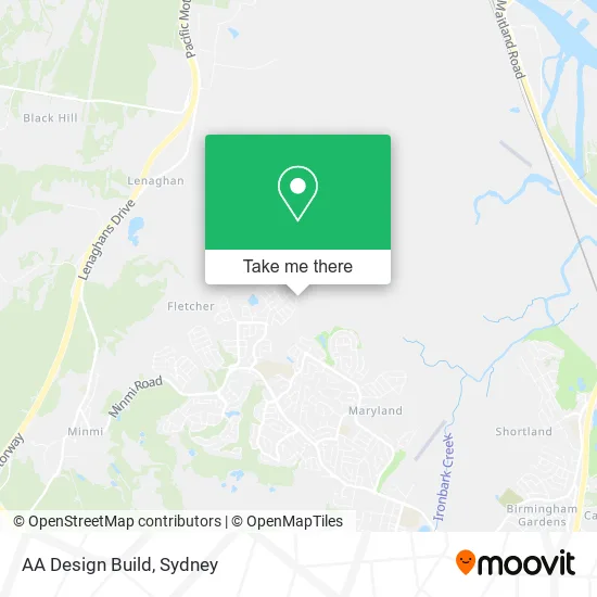 AA Design Build map