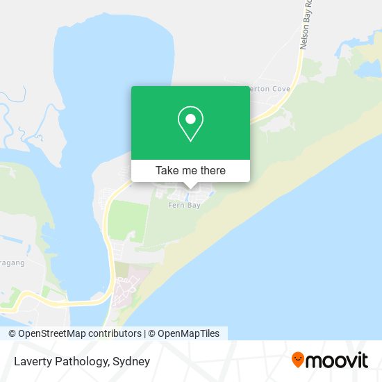 Laverty Pathology map