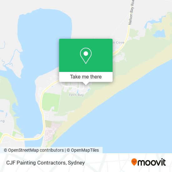 CJF Painting Contractors map
