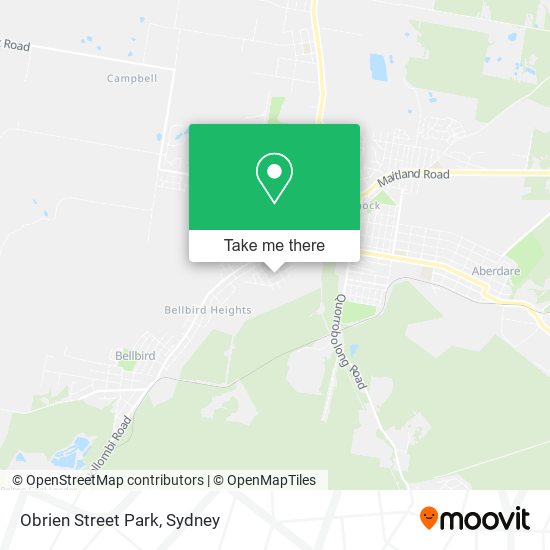 Obrien Street Park map