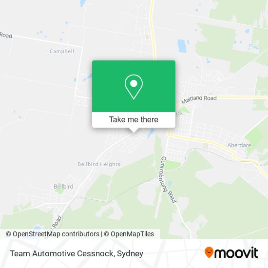 Team Automotive Cessnock map