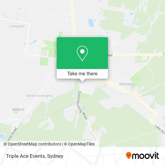 Triple Ace Events map