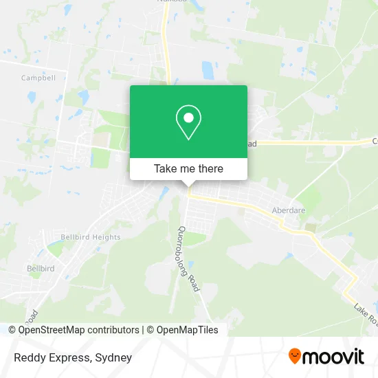Reddy Express map