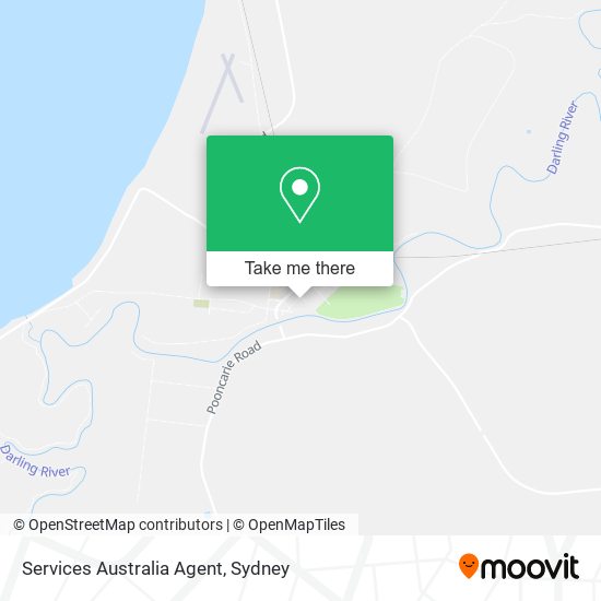 Services Australia Agent map