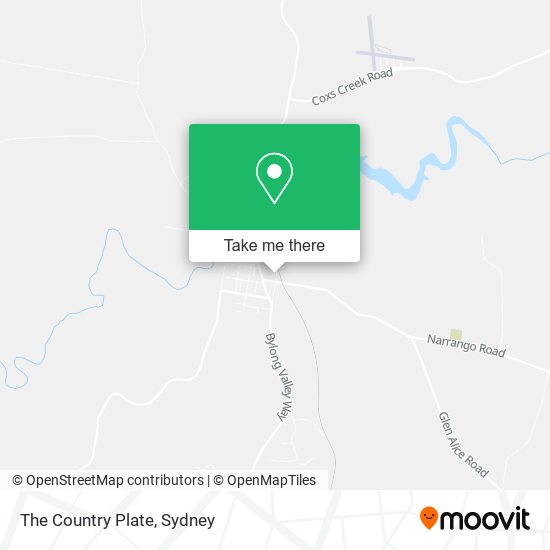 The Country Plate map