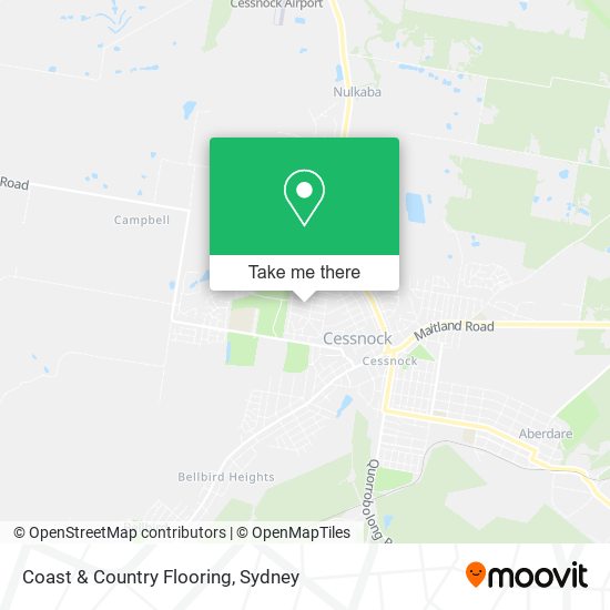 Coast & Country Flooring map