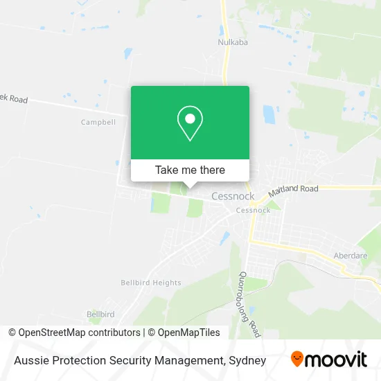 Mapa Aussie Protection Security Management