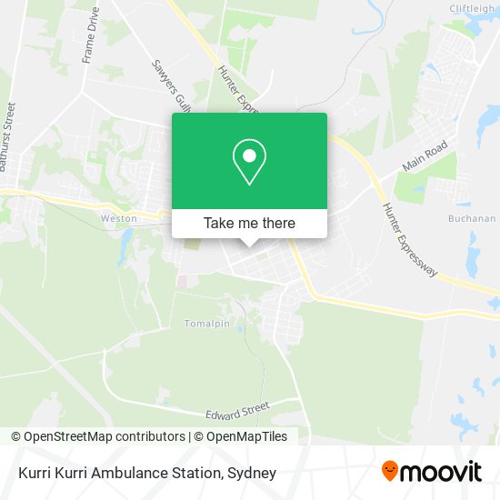 Kurri Kurri Ambulance Station map