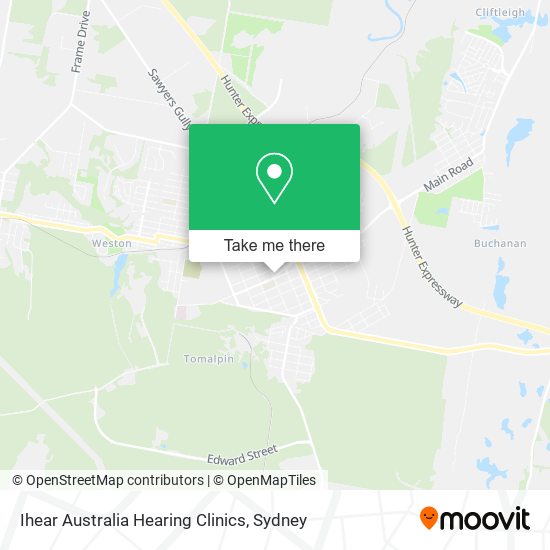 Mapa Ihear Australia Hearing Clinics