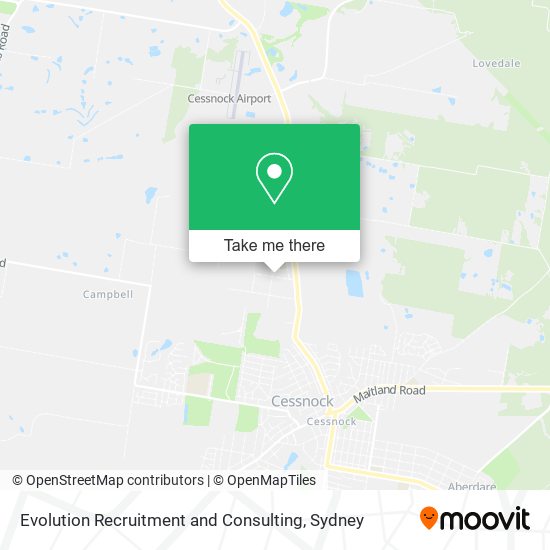 Mapa Evolution Recruitment and Consulting