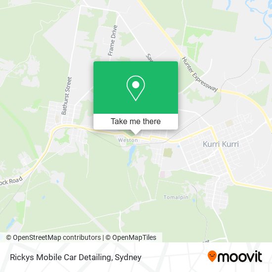 Mapa Rickys Mobile Car Detailing