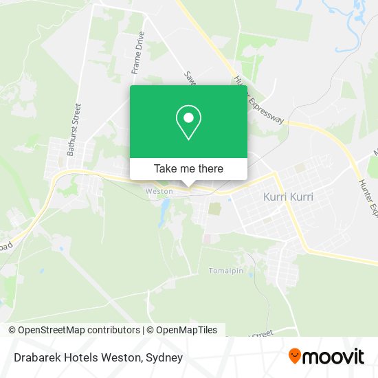 Drabarek Hotels Weston map