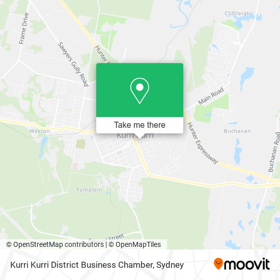 Kurri Kurri District Business Chamber map