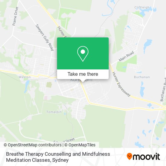 Breathe Therapy Counselling and Mindfulness Meditation Classes map